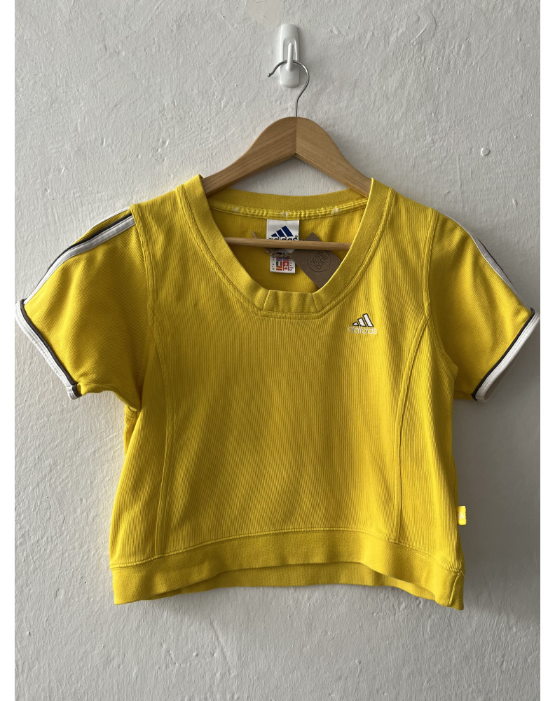 Adidas vintage cheap crop top